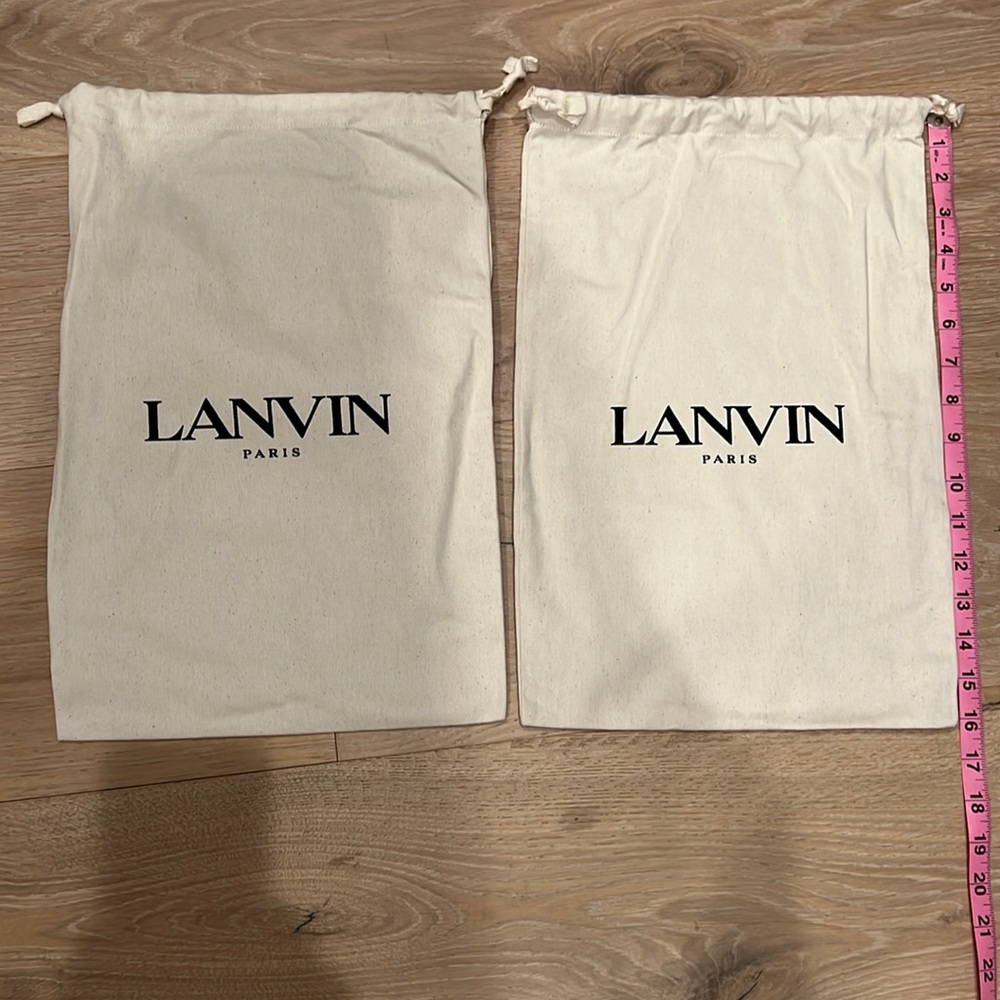 Lanvin dust/garment bags.